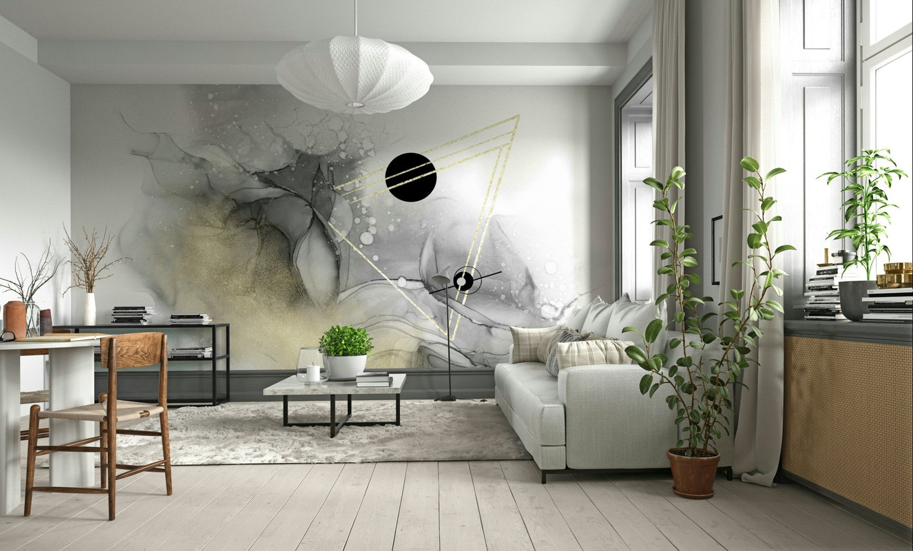 Beyond All Galaxies Wall Mural with swirling galaxies

