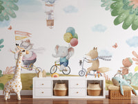 Wildlife Playtime Adventure Wallpaper