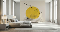 Birds at Sunrise Wall Mural