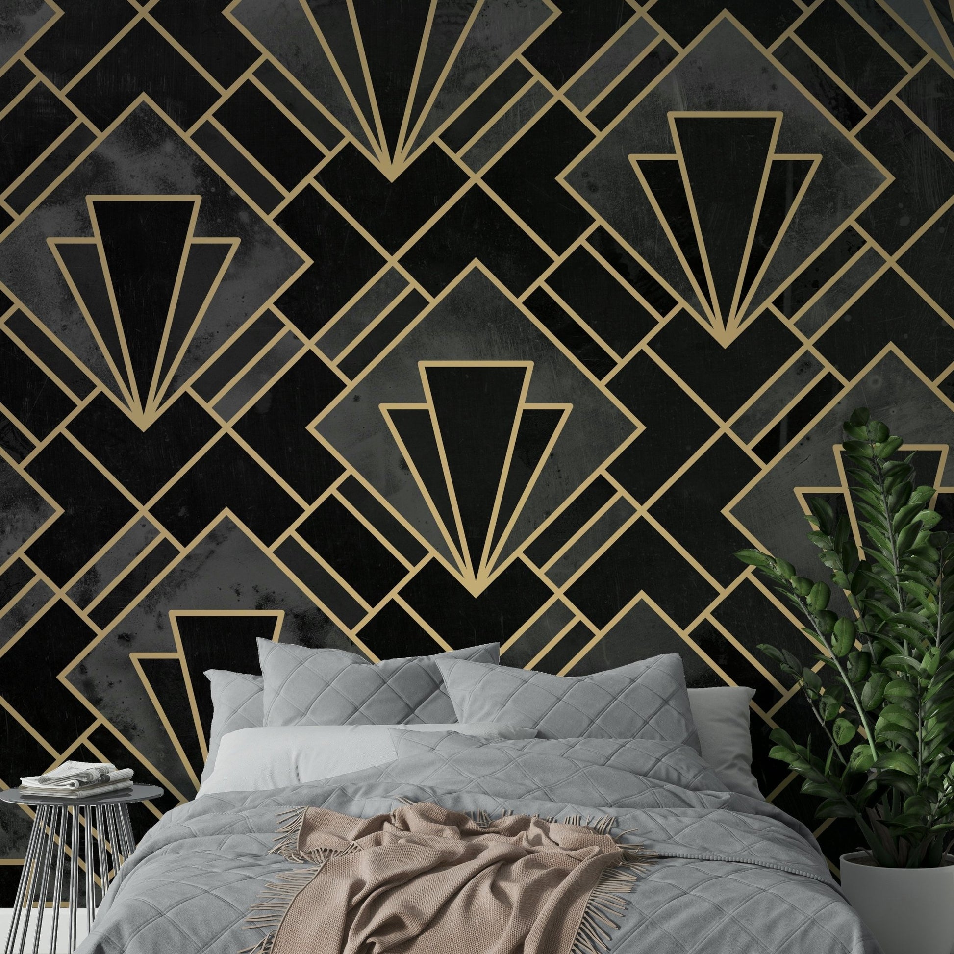 Art Deco mosaic wallpaper for walls

