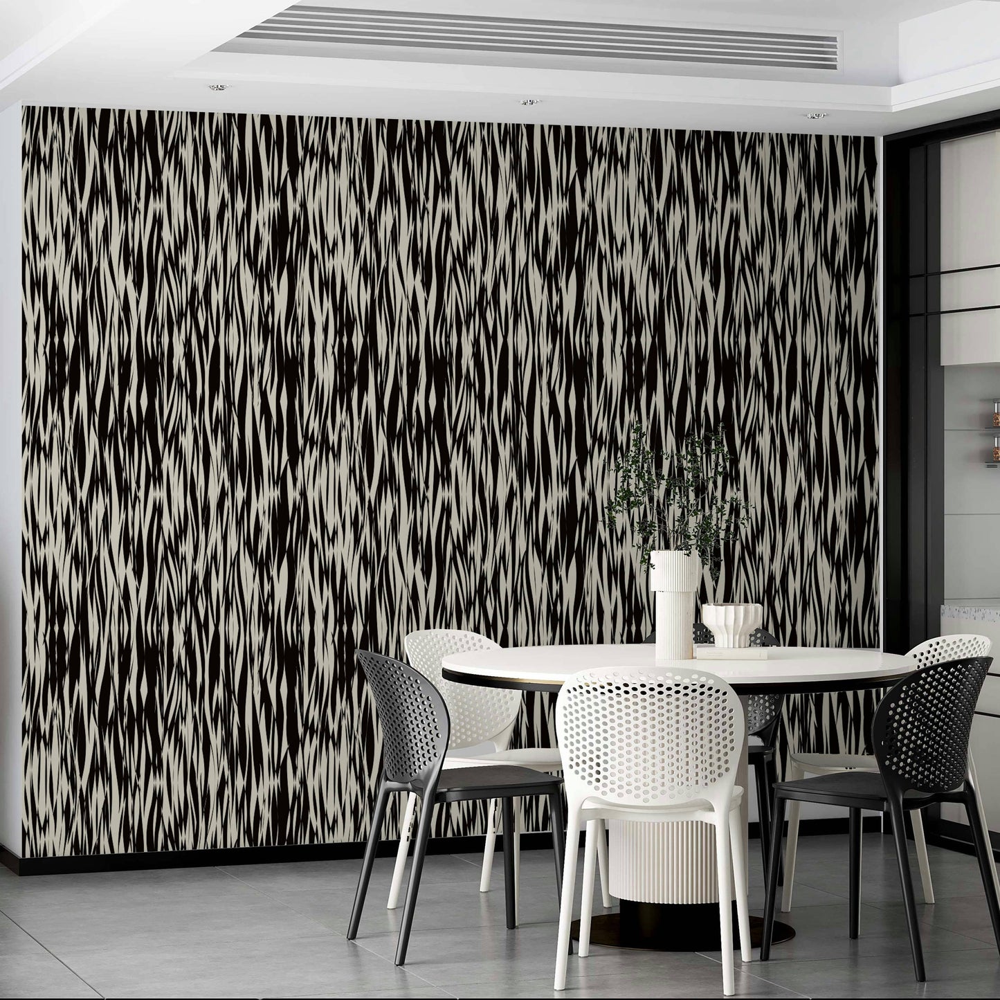 Close-up of a subtle, abstract wave pattern

