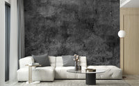 Textured concrete wallpaper mural with a minimalist vibe.