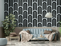 Art Deco style wall mural for walls

