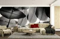 An artistic nature inspired mural for home decor.

