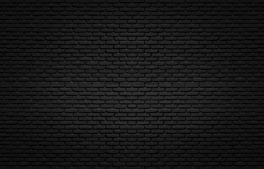 Black Texture Brick Wall Mural Wallpaper