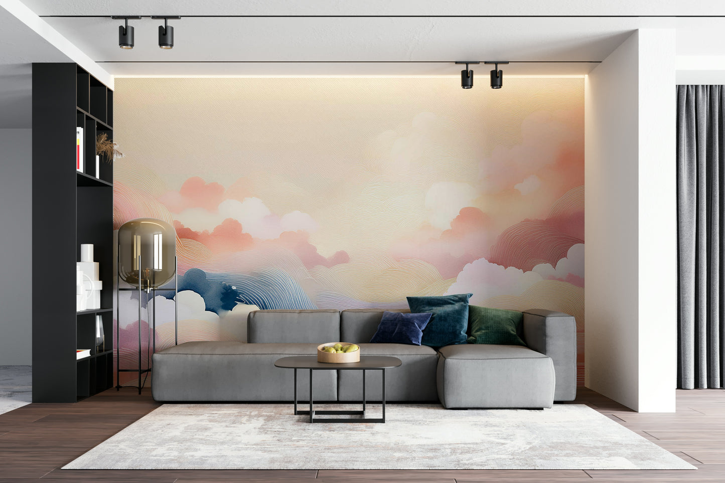 Blissful Skytones  Wall Mural