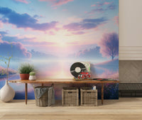 Bloom by the Lake Wall Mural