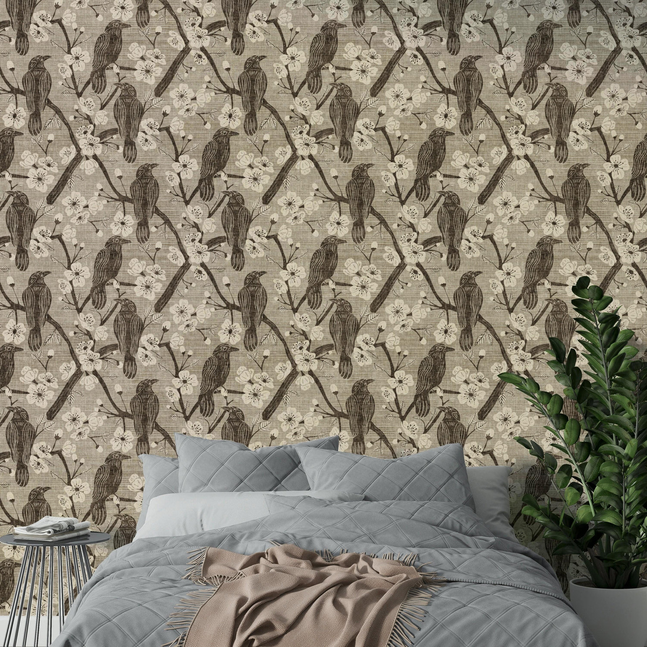 Bloom & Crows graceful decor wallpaper 