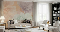 Home styling project using Vintage Botanical Mural.