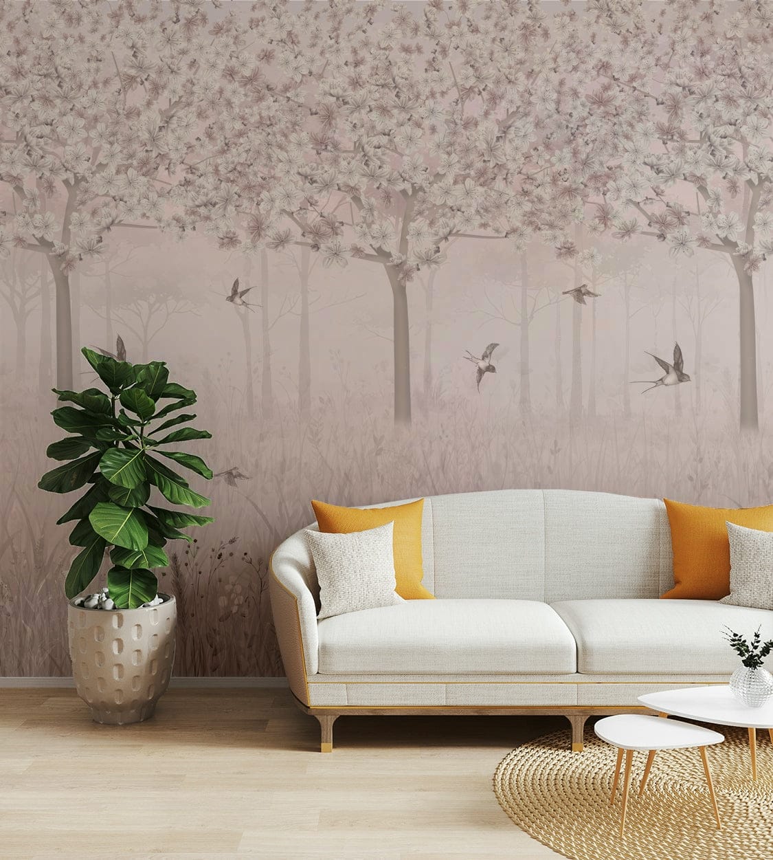 The design feels magical and peaceful.

