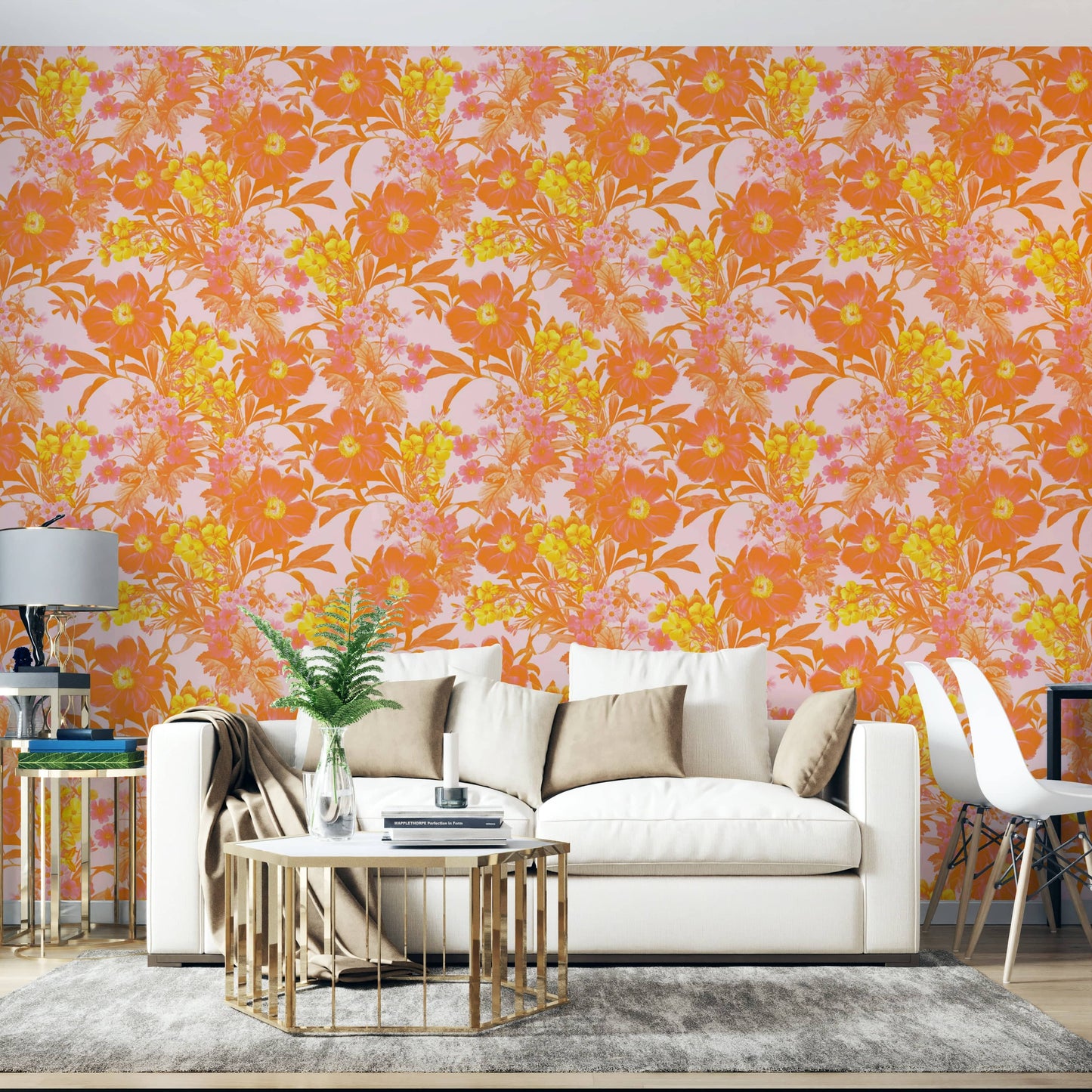 The pattern is non-representational and artistic.
