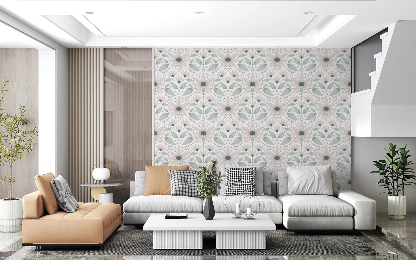 Bloom Symmetry boho Wallpaper⁠
