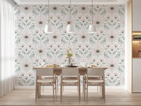Bloom Symmetry boho Wallpaper⁠