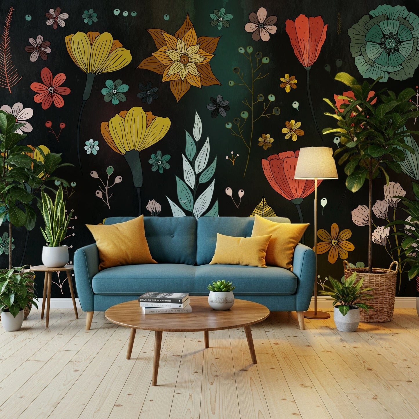 Harmony in Bloom Wall Mural