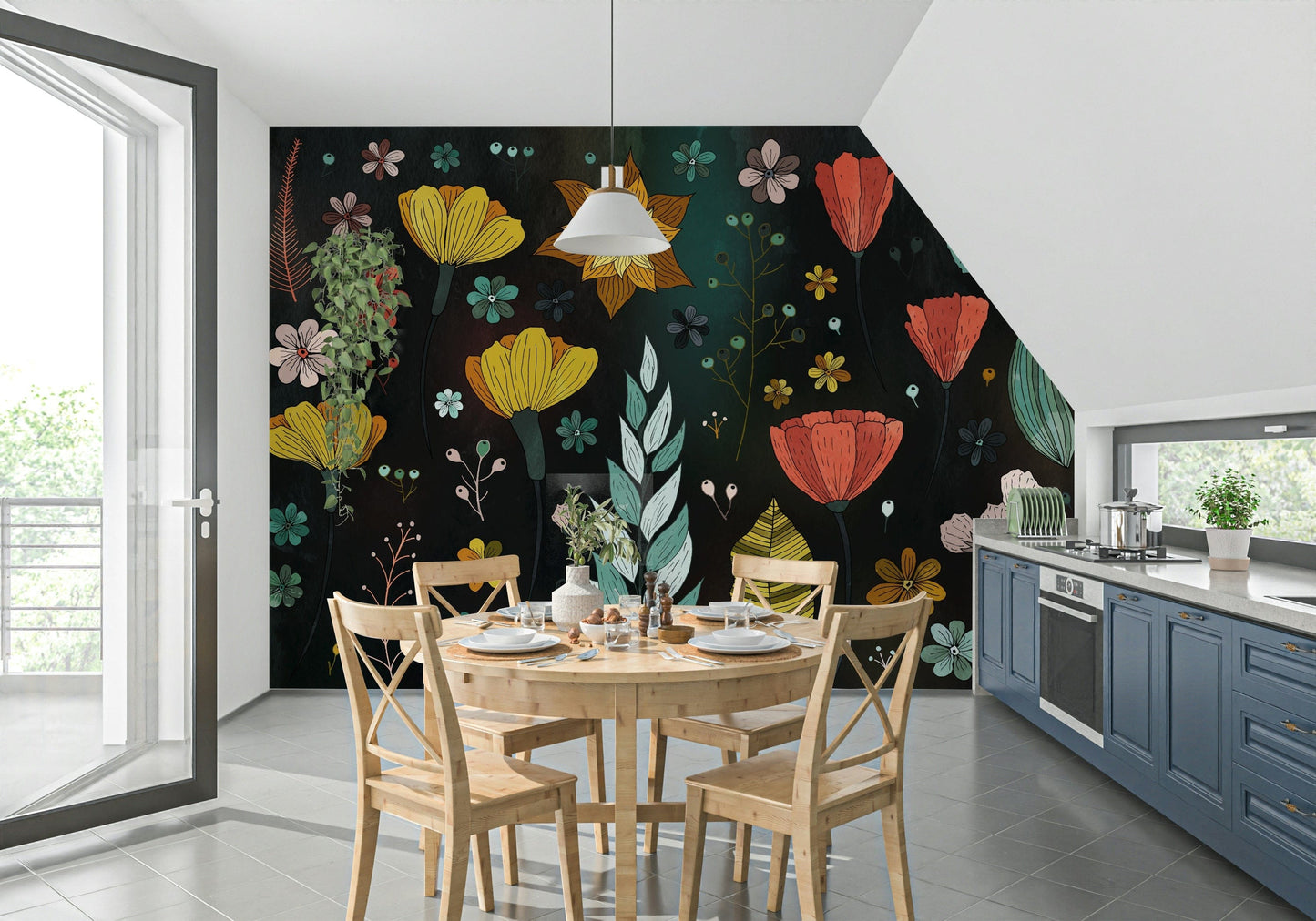 Harmony in Bloom Wall Mural