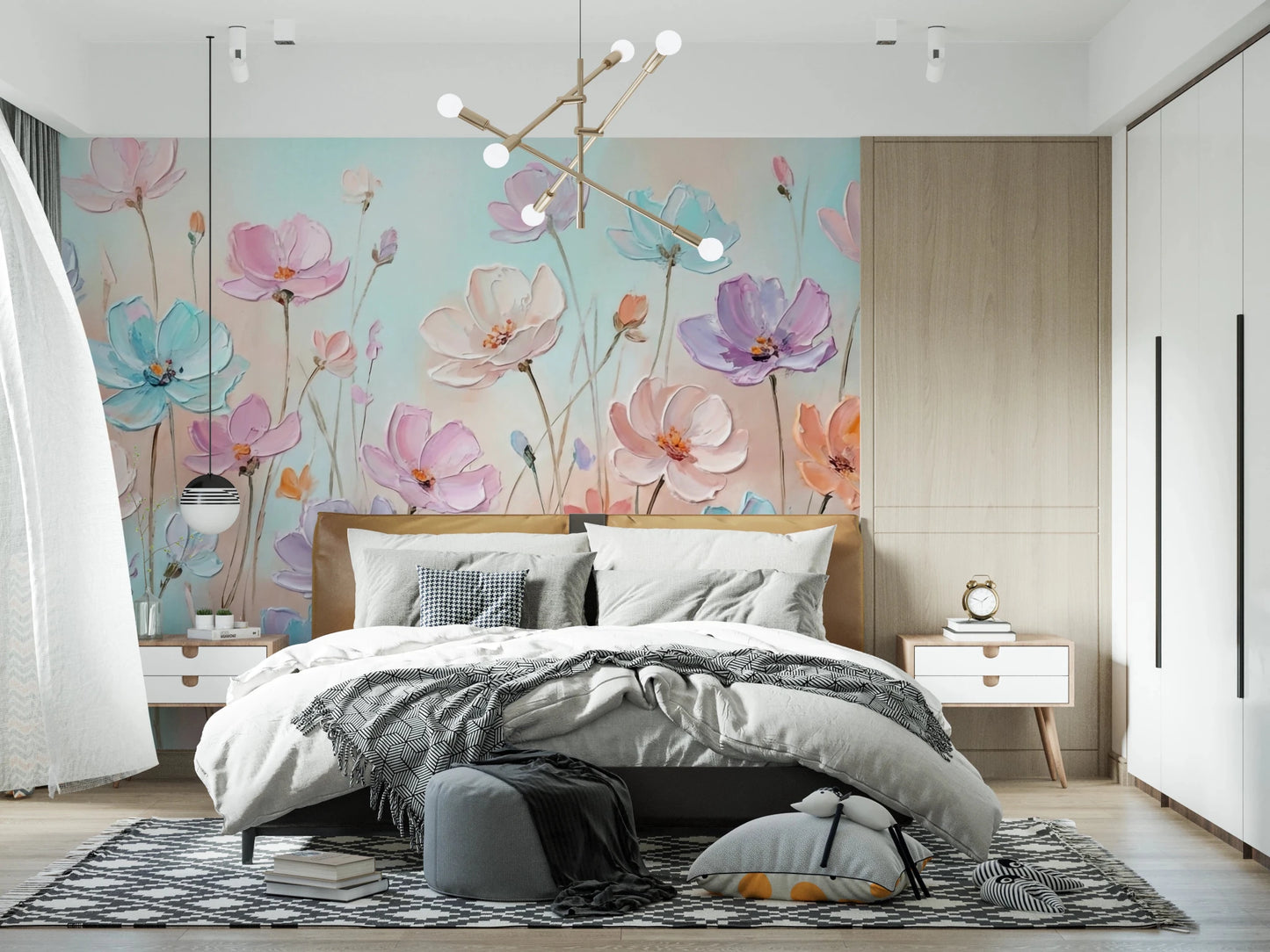 Blossom Haze Wall Mural