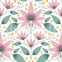 Blossom Symmetry pink Wallpaper⁠