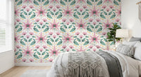 Blossom Symmetry pink Wallpaper⁠