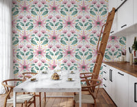 Blossom Symmetry pink Wallpaper⁠