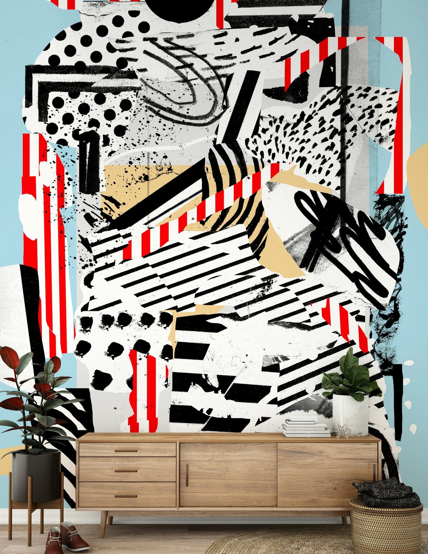 A contemplative elegant marble wallpaper mural for a feature wall.

