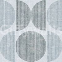 A high-quality light blue circle wall mural for walls.

