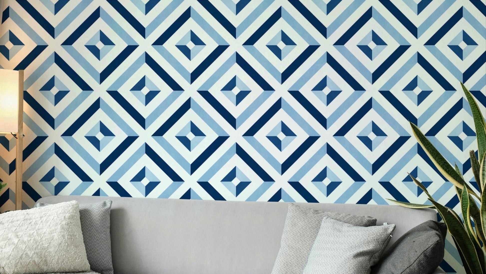 The design is a repeating geometric pattern.

