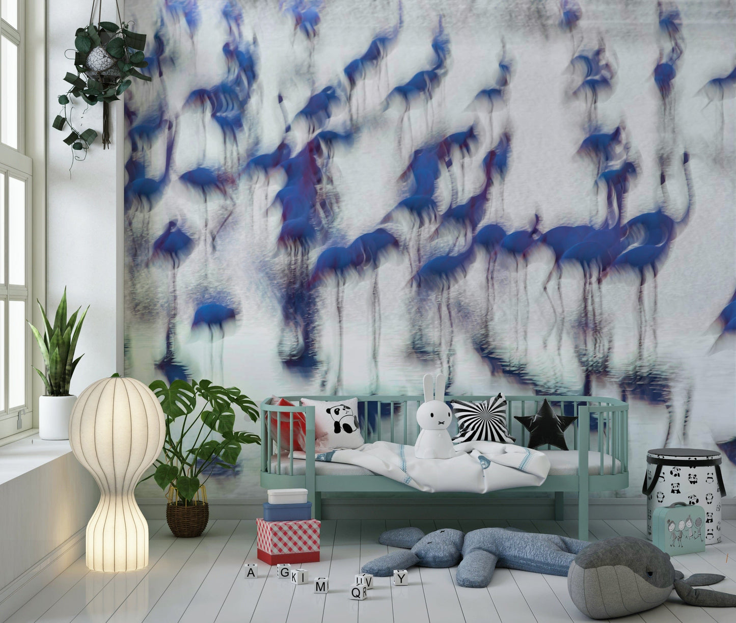 Flamingo Mirage Wall Mural -2171145