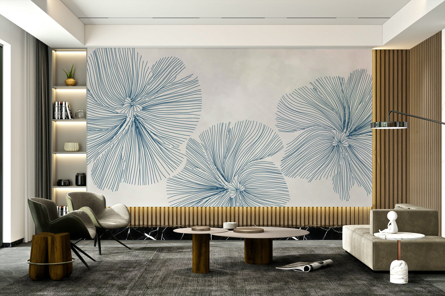 The design feels graceful and peaceful.

