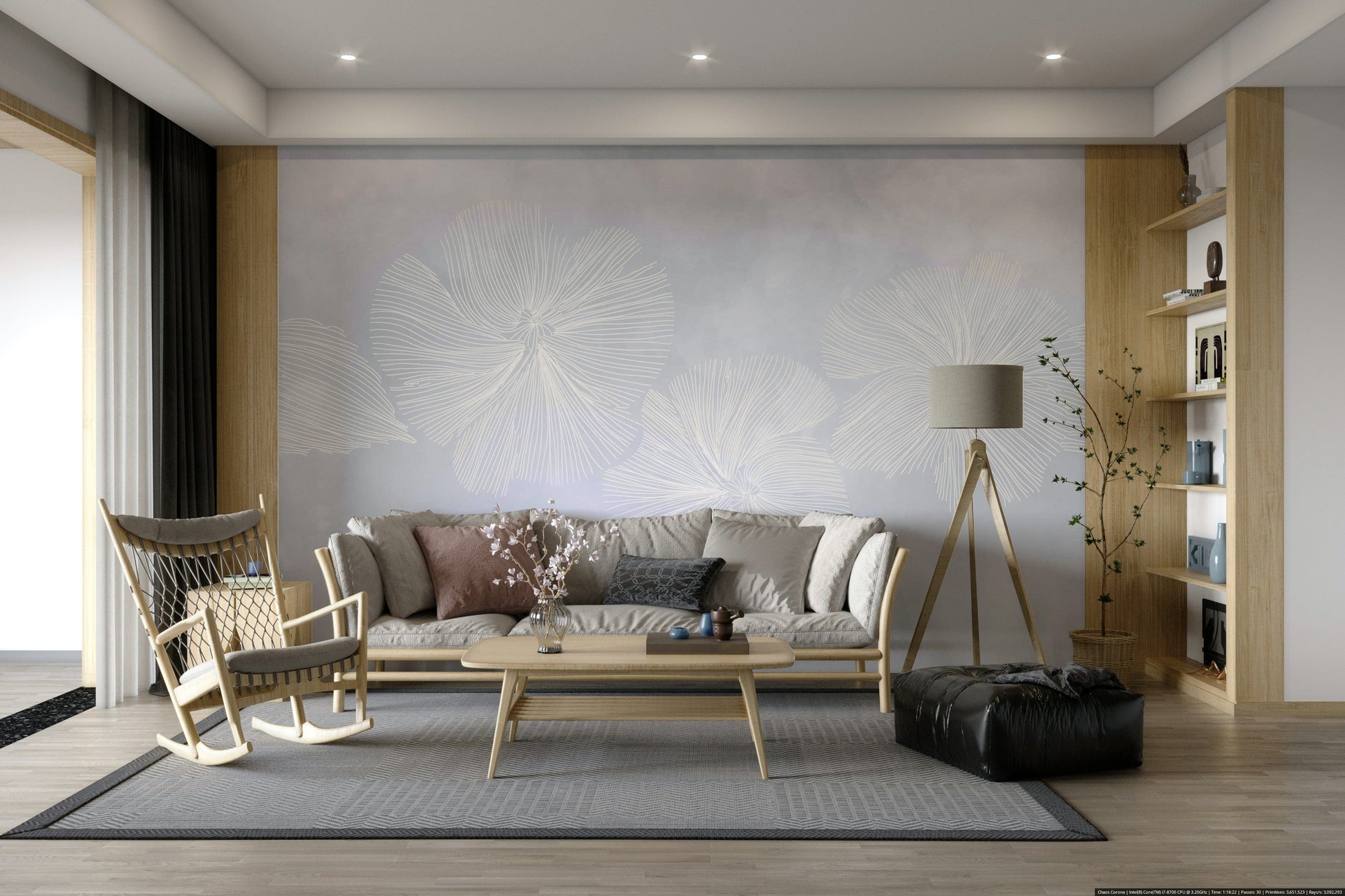 The image has a calm, tranquil mood.

