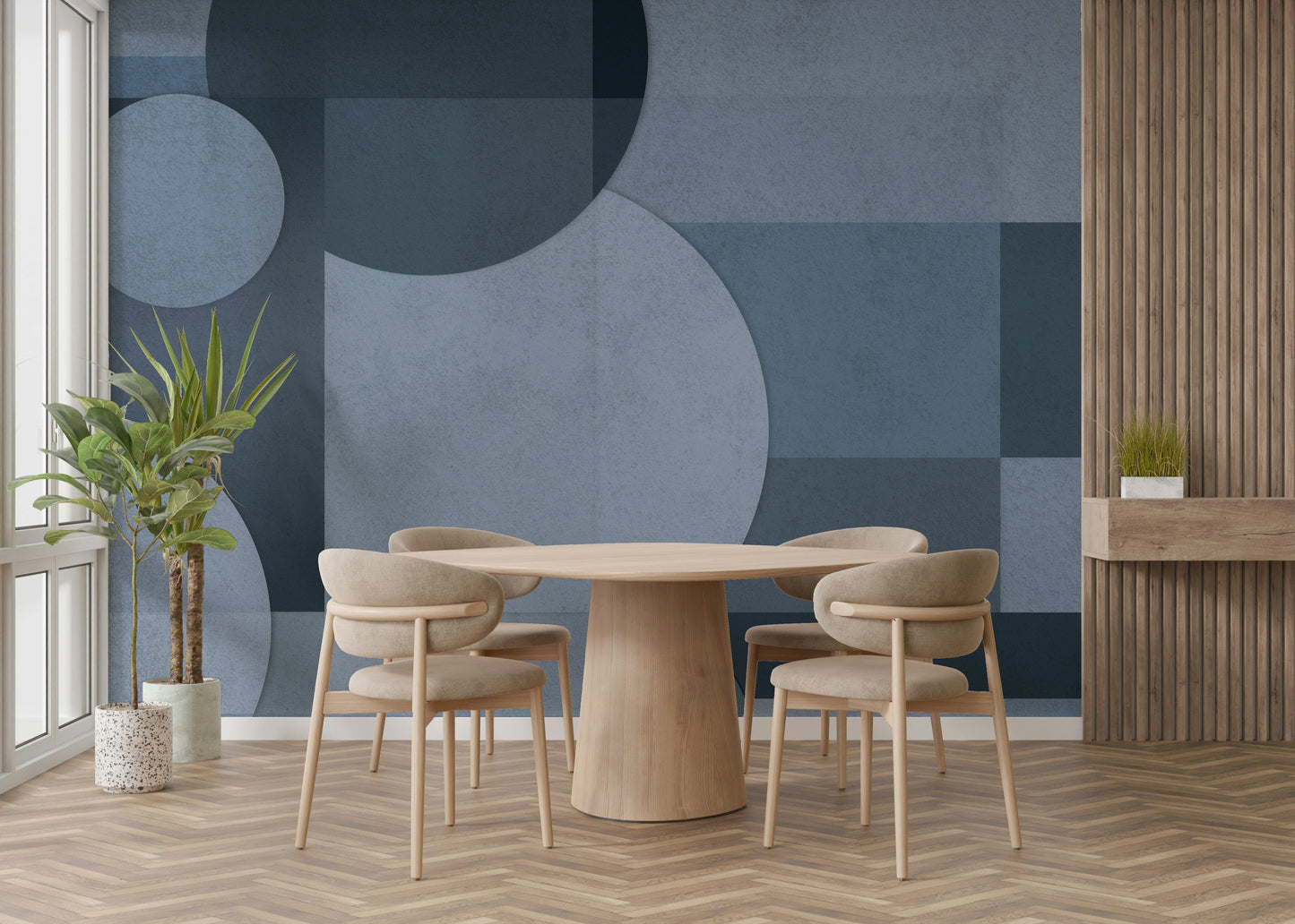 The composition is balanced and calming.

