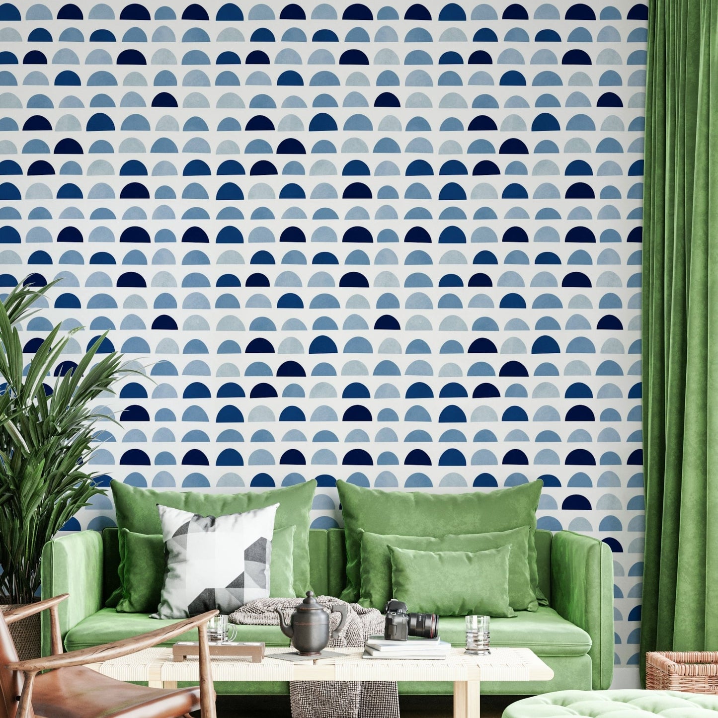 The high-resolution print captures fine details of the lines and color transitions.

