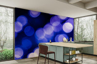 A beautiful wide-angle wall mural of the sea.

