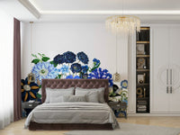 Sunlight appears to be filtering from the right side, highlighting the flowers.
