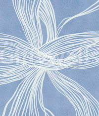 Calming Blue Weave mural light blue sophisticated tangled thread aesthetic