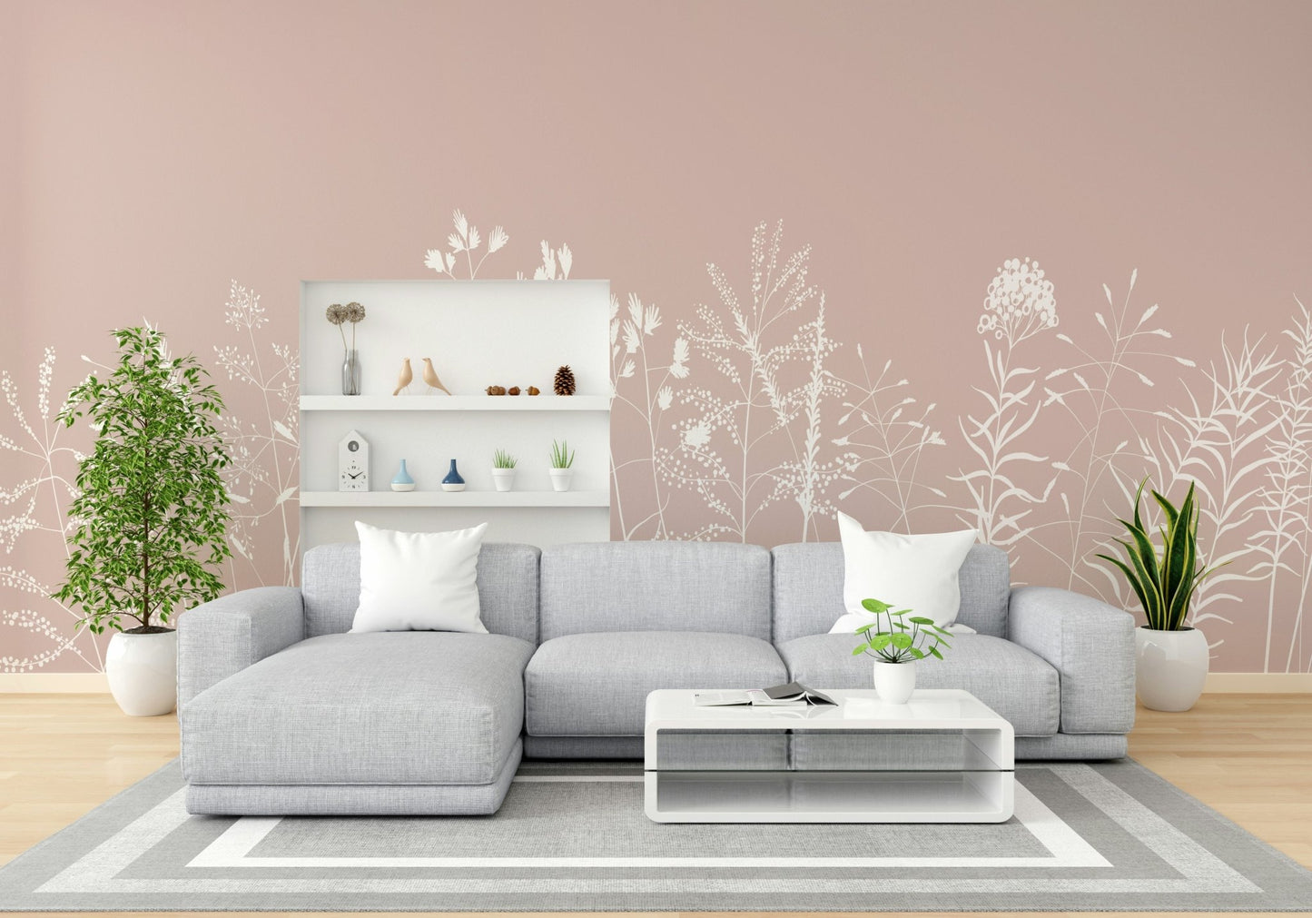 The feeling is one of fresh elegance.

