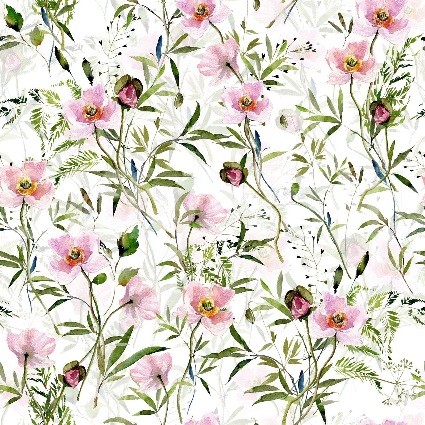 Blush Floral Dream By Uta Naumann Wallpaper⁠