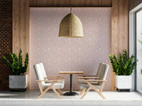 A calming spring floral wallpaper showcasing soft blush petals and intricate botanical details.