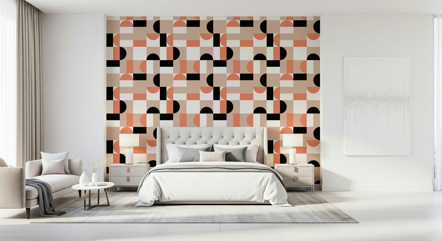 Blush Geometry Wallpaper⁠