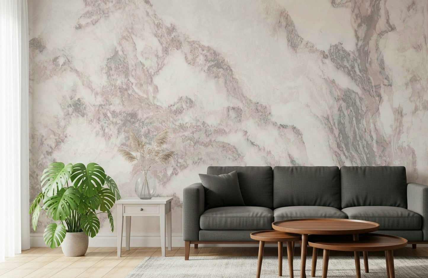 Blush Marble Elegance Wall Mural -2579023