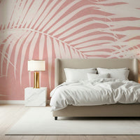 A classic palm leaf design wallpaper for walls.

