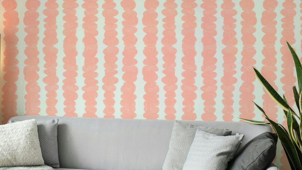 Textured Backgrounds Rows Blush Pebble Rows Textured Wallpaper