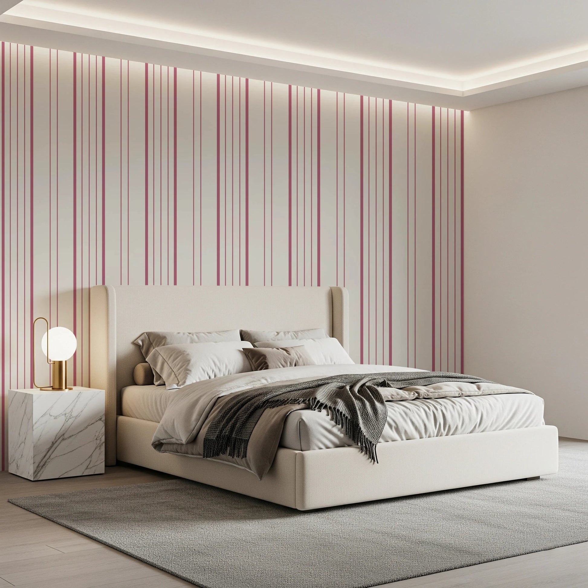 Blush Stripes Wallpaper⁠
