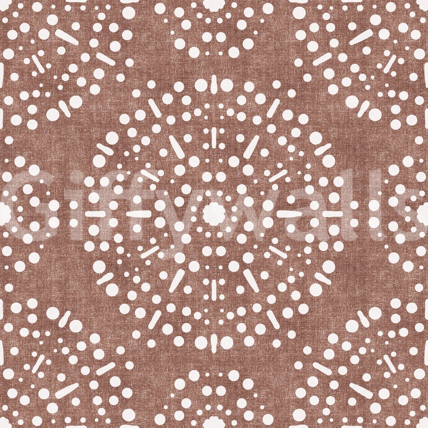 Boho Fireworks Grunge Terracotta Red Wallpaper⁠