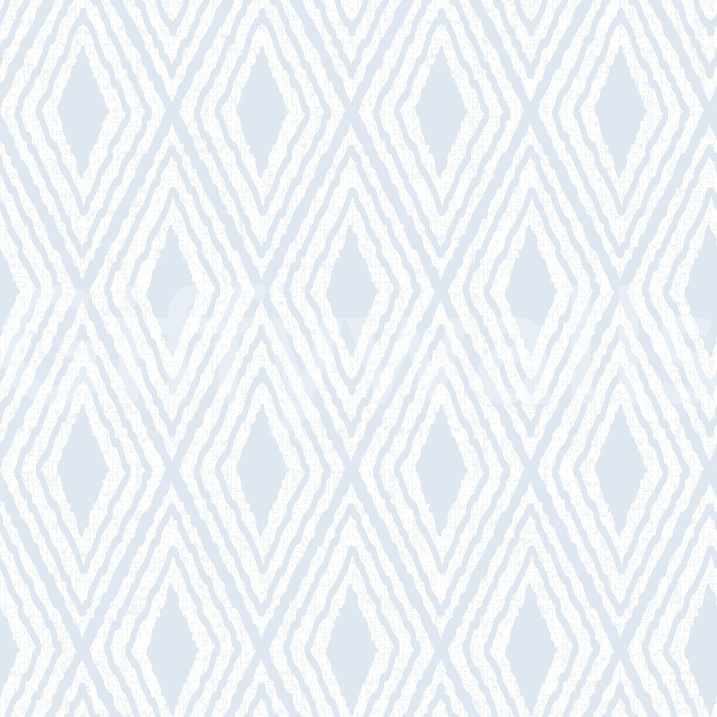 Harlequin Diamond Boho Azureish White Wallpaper⁠