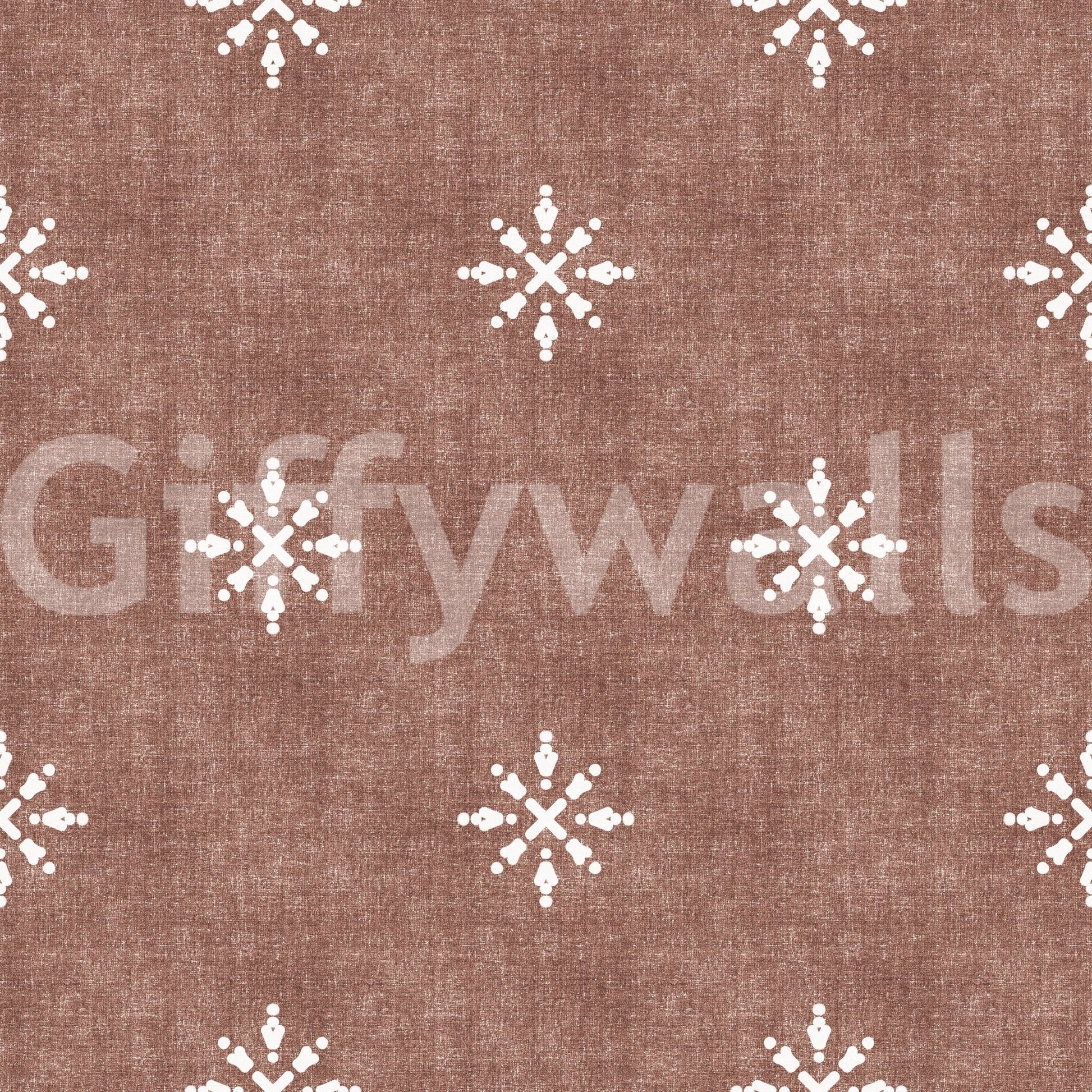 Boho Minimal Ornament Grunge Terracotta Red Wallpaper⁠