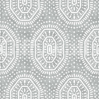 Boho Octagons Crochet Grunge Grey Clouds Wallpaper⁠