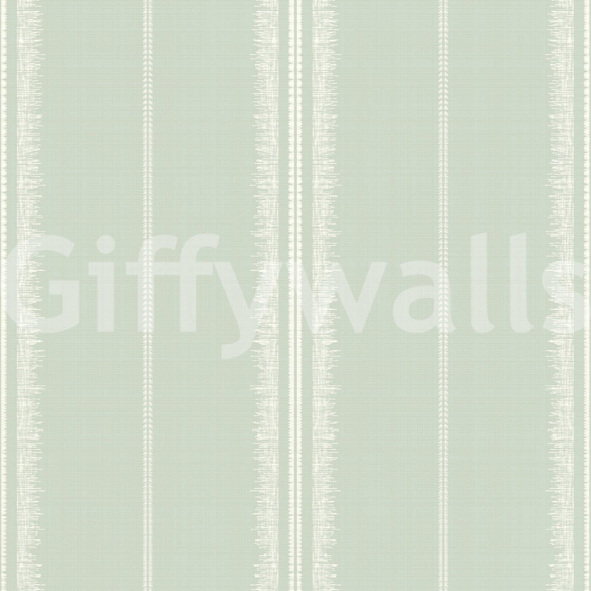 Soft, calming Boho Stripes Sea Green wallpaper for modern homes

