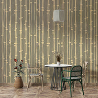 Boho Jewel Tone taupe decor wallpaper