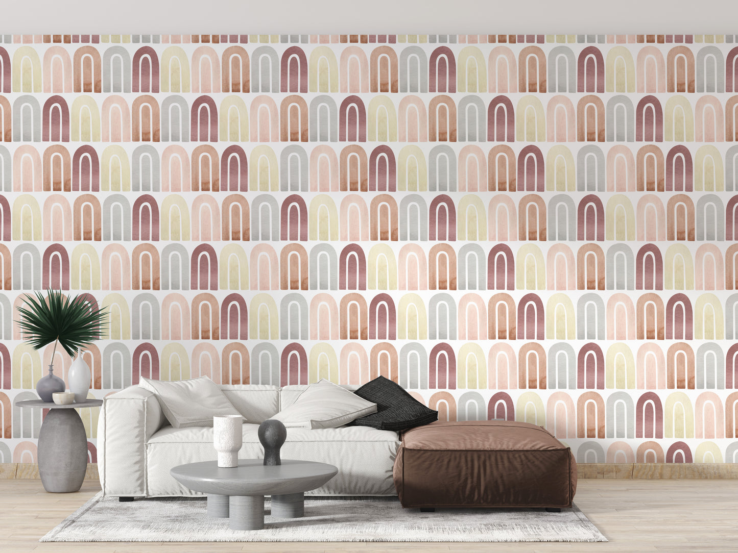 Dreamy watercolor boho wall covering
