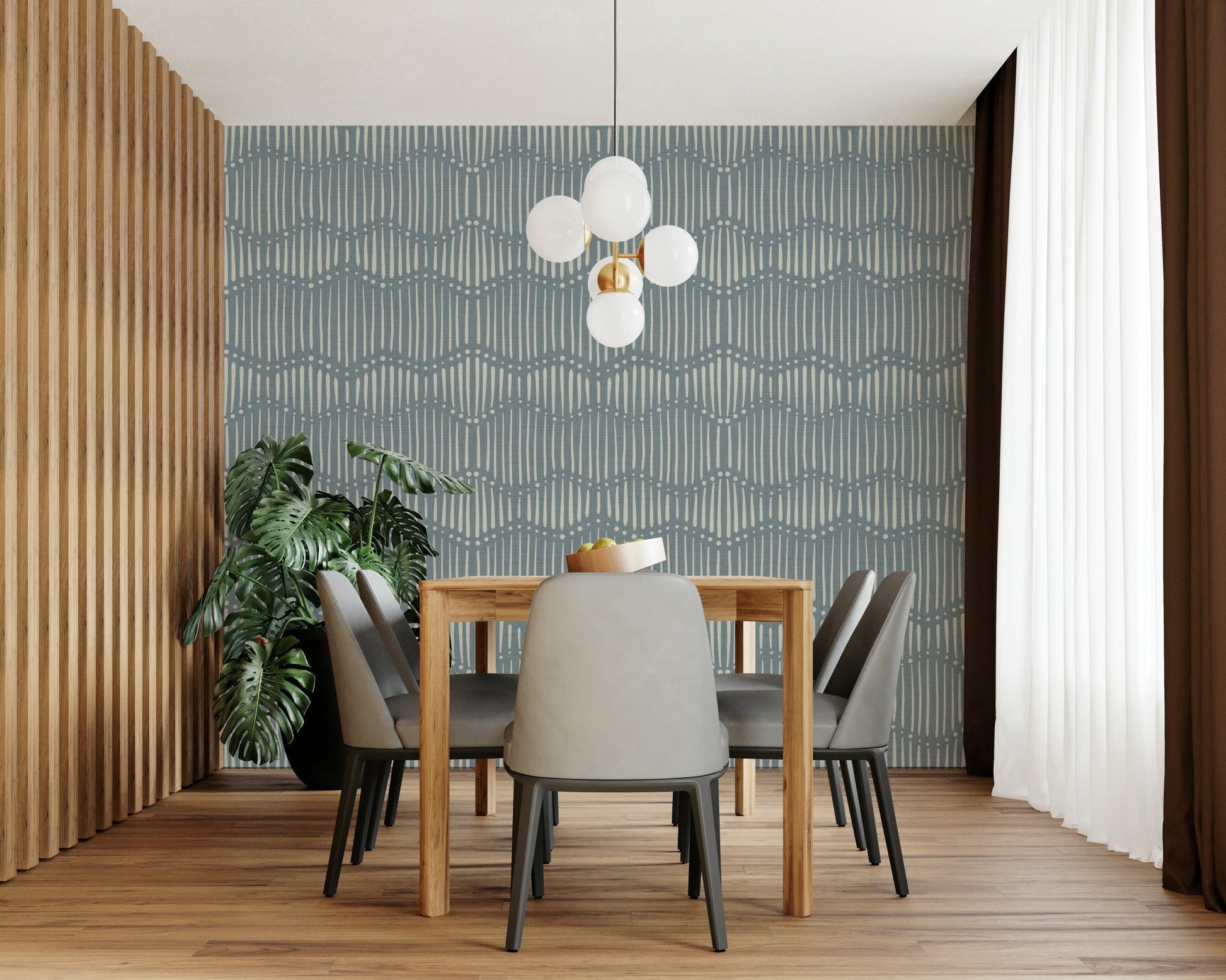 Boho Waves On Arona Canvas Wallpaper⁠